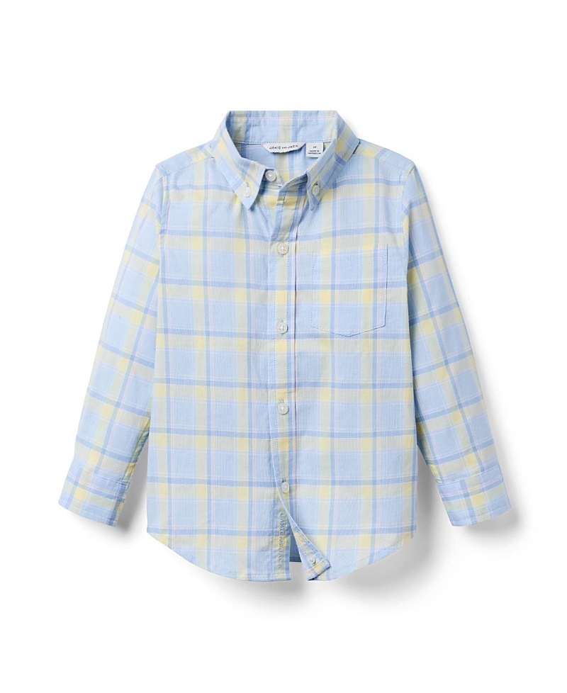 Shop Janie And Jack Boys' The Plaid Shirt - Little Kid, Big Kid