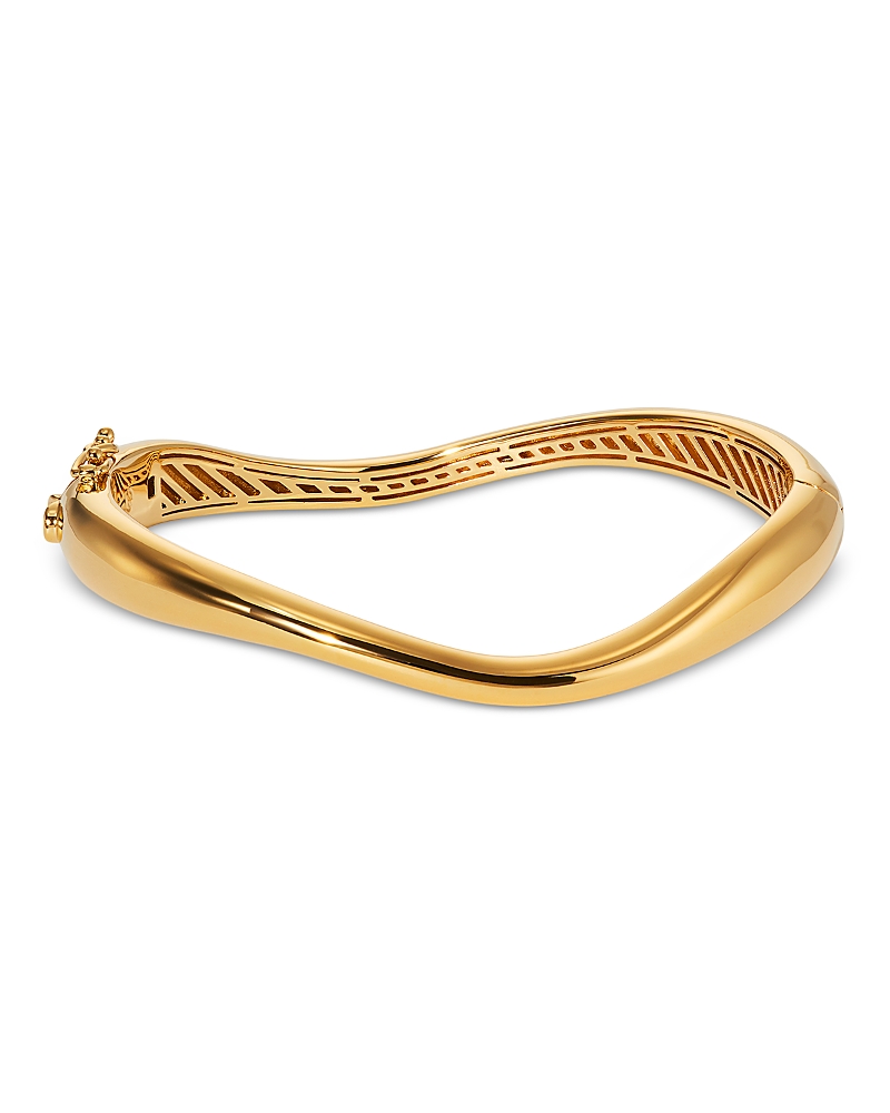 Shop Nadri Alma Wavy Bangle Bracelet