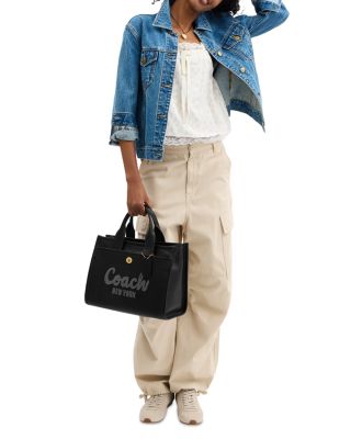 Medium Cargo Leather Tote Bag