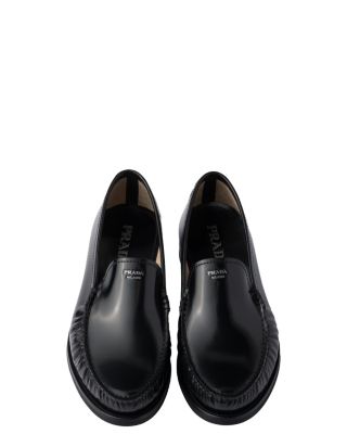  Men's Brushed Leather Loafers
