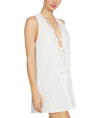 Michel Lace Up Tunic Dress