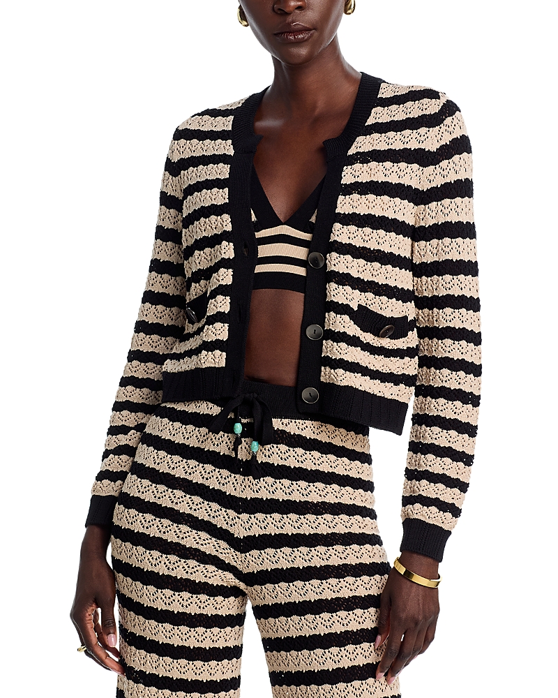 L'agence Orla Pointelle Knit Cardigan