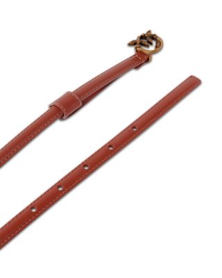 Women's Love Berry H1 Brown Leather Belt
