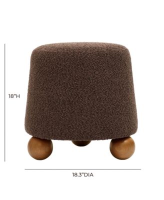 Jaine Boucle Ottoman