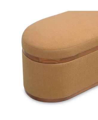 Olivier Oval Storage Ottoman