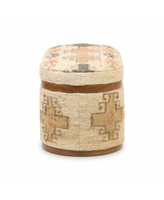 Olivier Oval Storage Ottoman