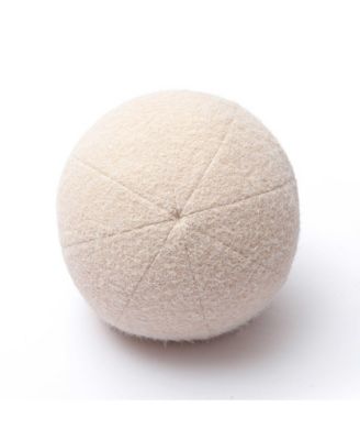 Boba Long Faux Mohair 14" Ball Pillow