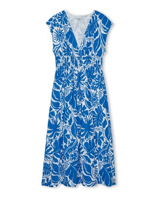 Roxanne Smocked Midi Dress