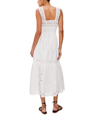 Fawn Eyelet Midi Dress