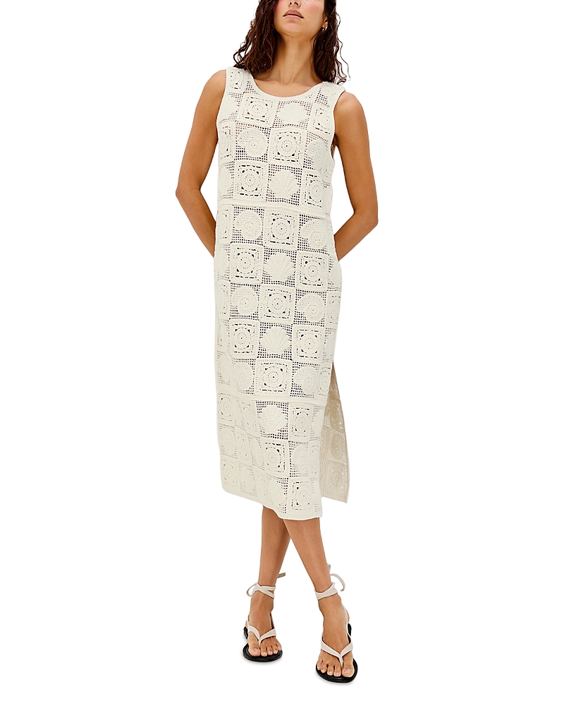 Rails Calla Dress White Sea Shell Crochet