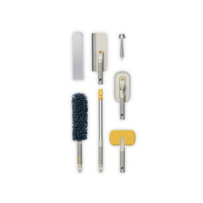 CleanTech 6-Piece Deep Cleaning Set with Extension Pole