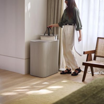 Tota Luxe 90-liter Bamboo Laundry Separation Basket