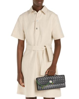 Andiamo Intrecciato Leather Clutch