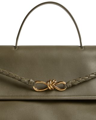 Large Ciao Ciao Intrecciato Leather Top Handle Bag