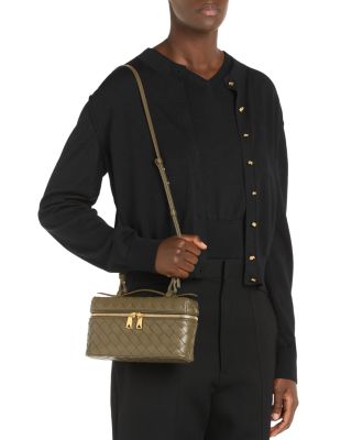 Bang Bang Intrecciato Leather Vanity Case