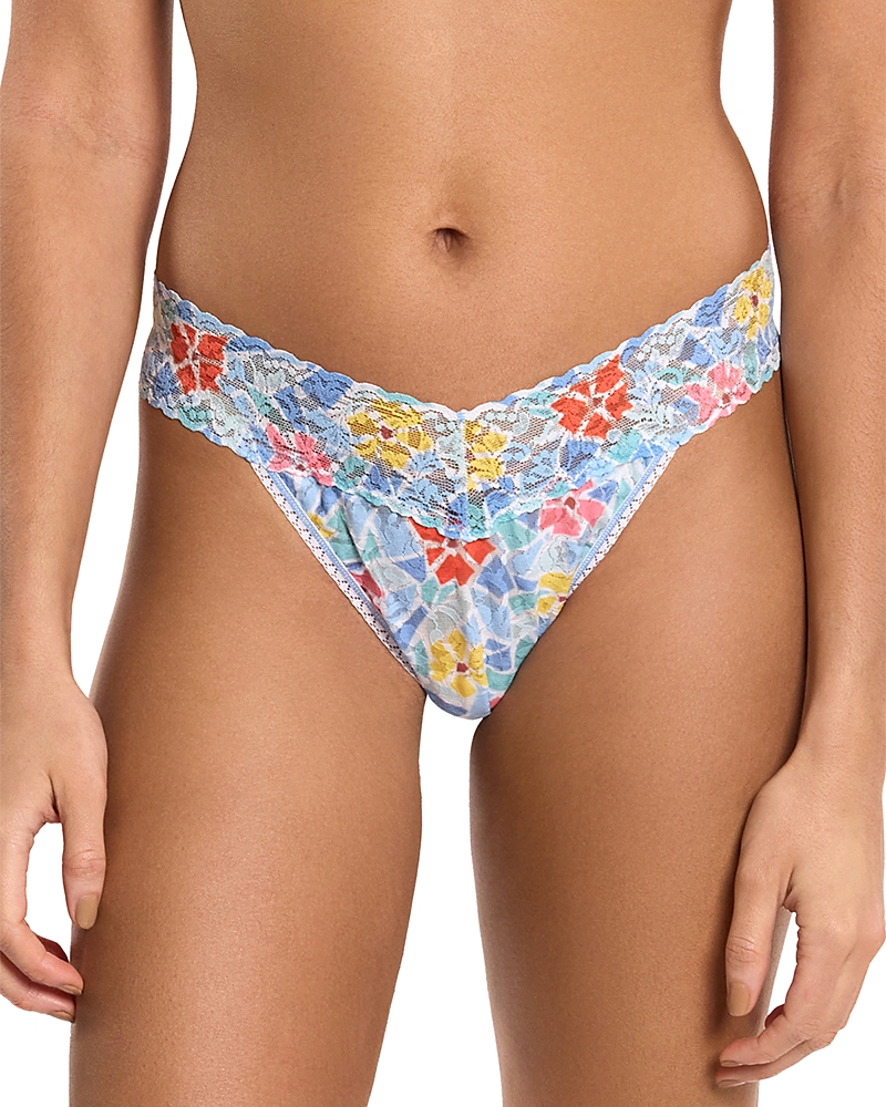 Hanky Panky Printed Signature Lace Original Rise Thong