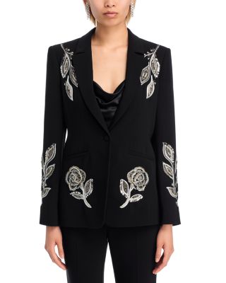Karlie Metallic Paisley Blazer