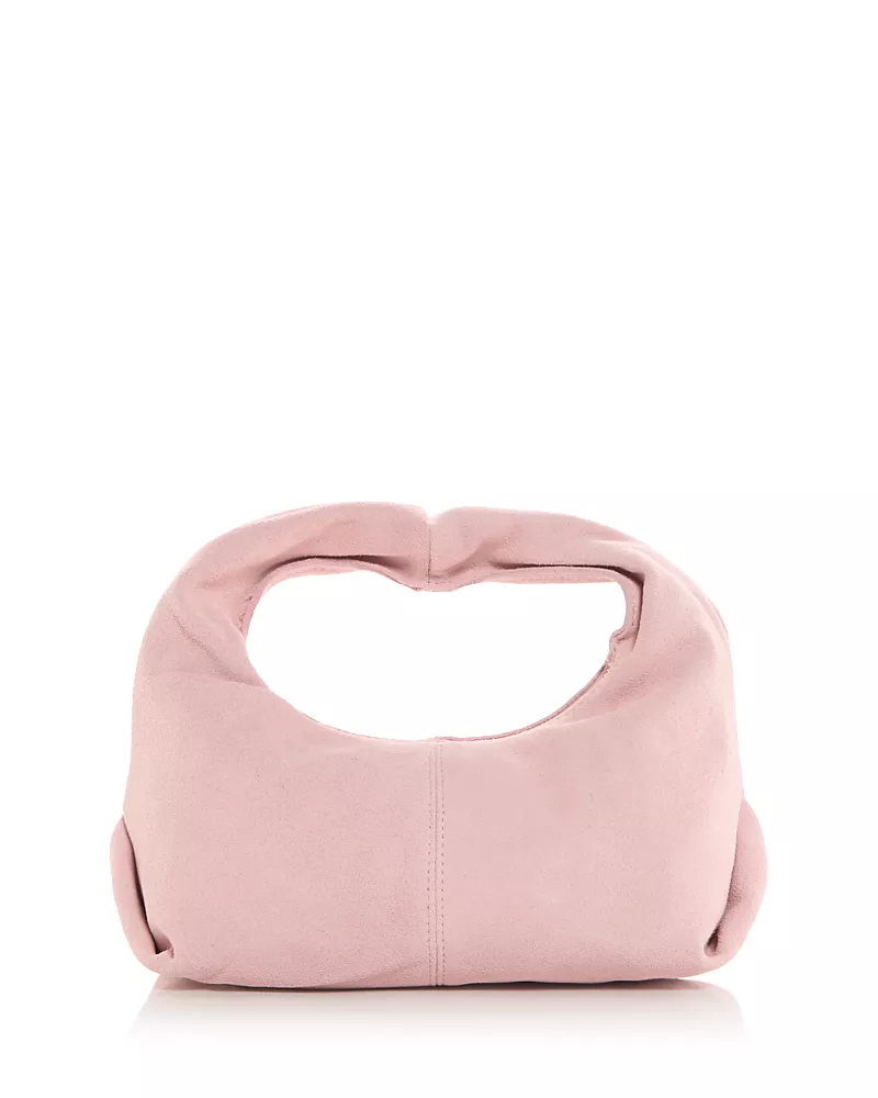 Aqua Suede Hobo Bag - Exclusive