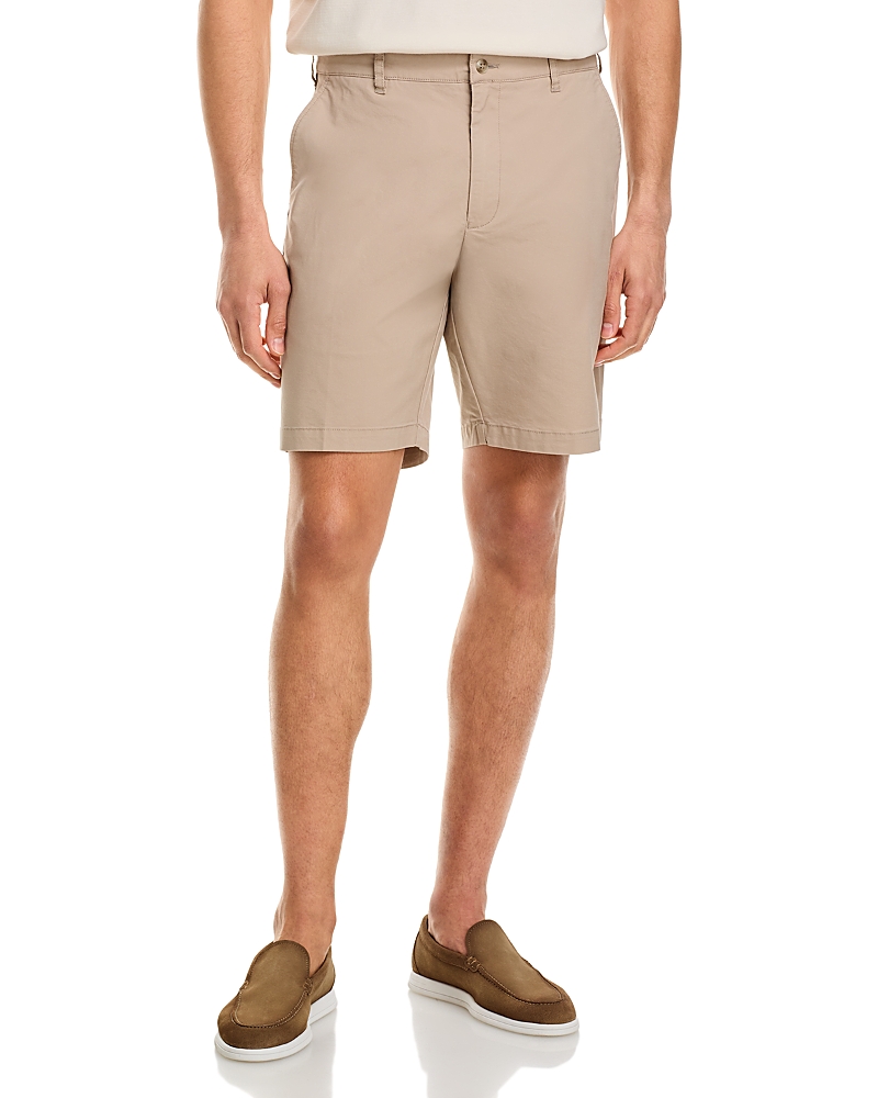 Peter Millar Pilot Slim-fit Stretch-pima Cotton-twill Shorts In Neutral