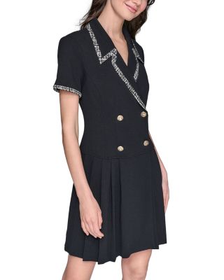 KARL LAGERFELD PARIS - Scuba Crepe Dress
