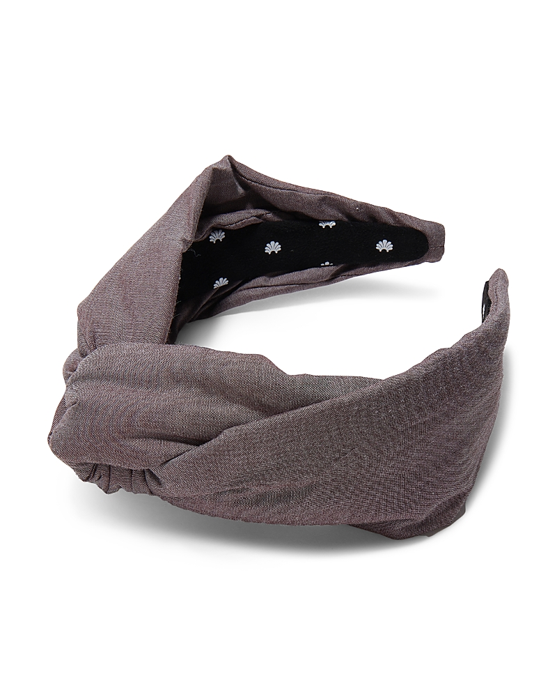 Lele Sadoughi Greta Knotted Headband In Brown