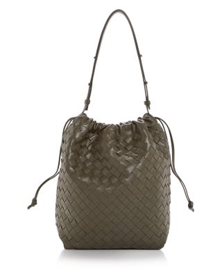 Avenue Intrecciato Leather Shoulder Bag