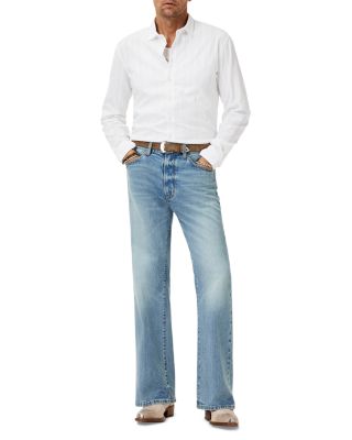 Roman Oversized Fit Textured Shirt