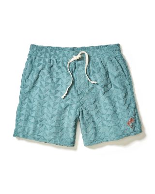 Terry Textured Drawstring 6" Shorts
