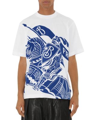Burberry - Equestrian Knight Design Regular Fit Graphic Logo Tee