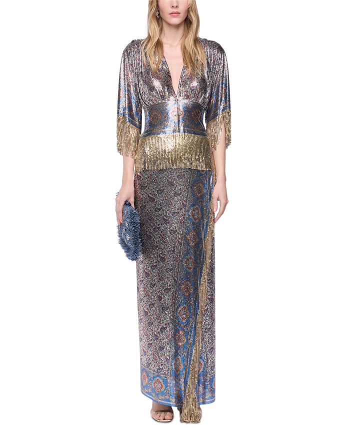 Paisley Chainmail Blouse