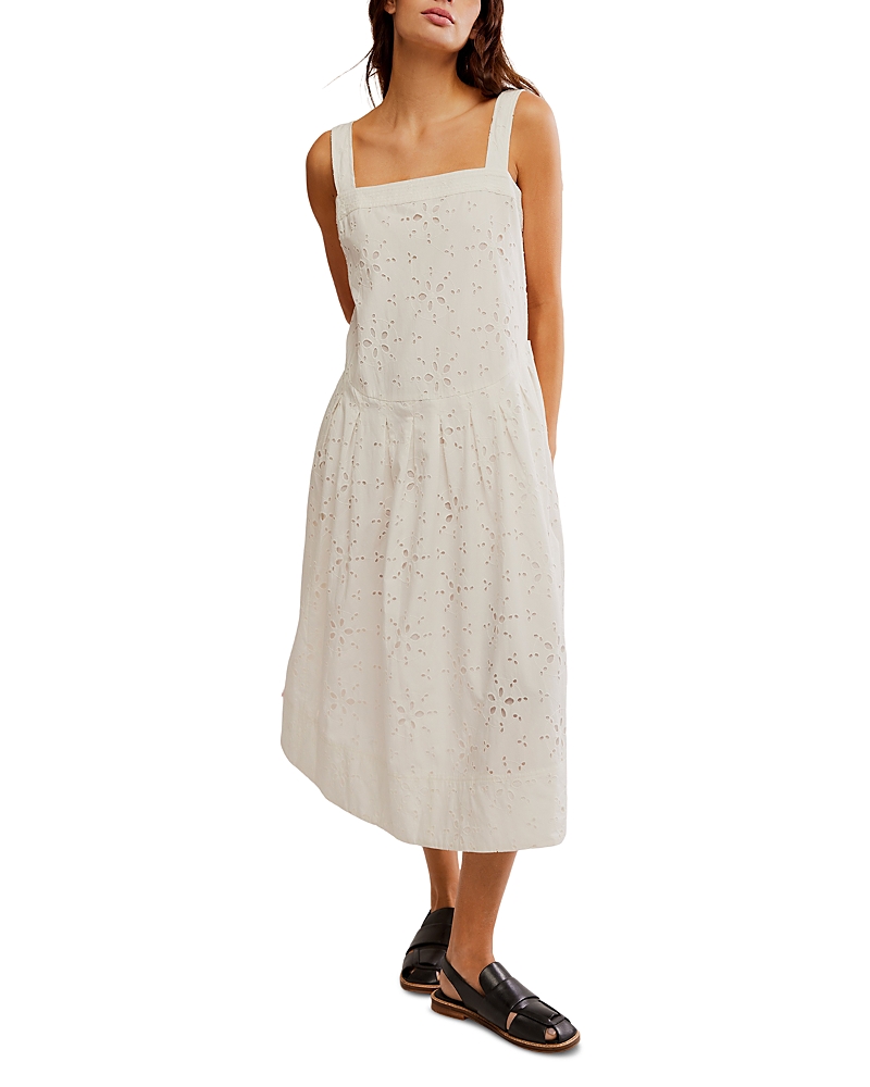 Shop Free People Primavera Eyelet Midi Dress