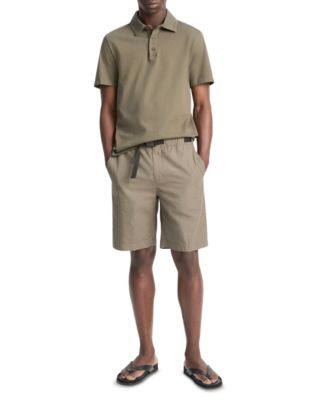 Cotton Knit Polo Shirt  