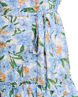 Floral Ruffle Mini Dress - Exclusive