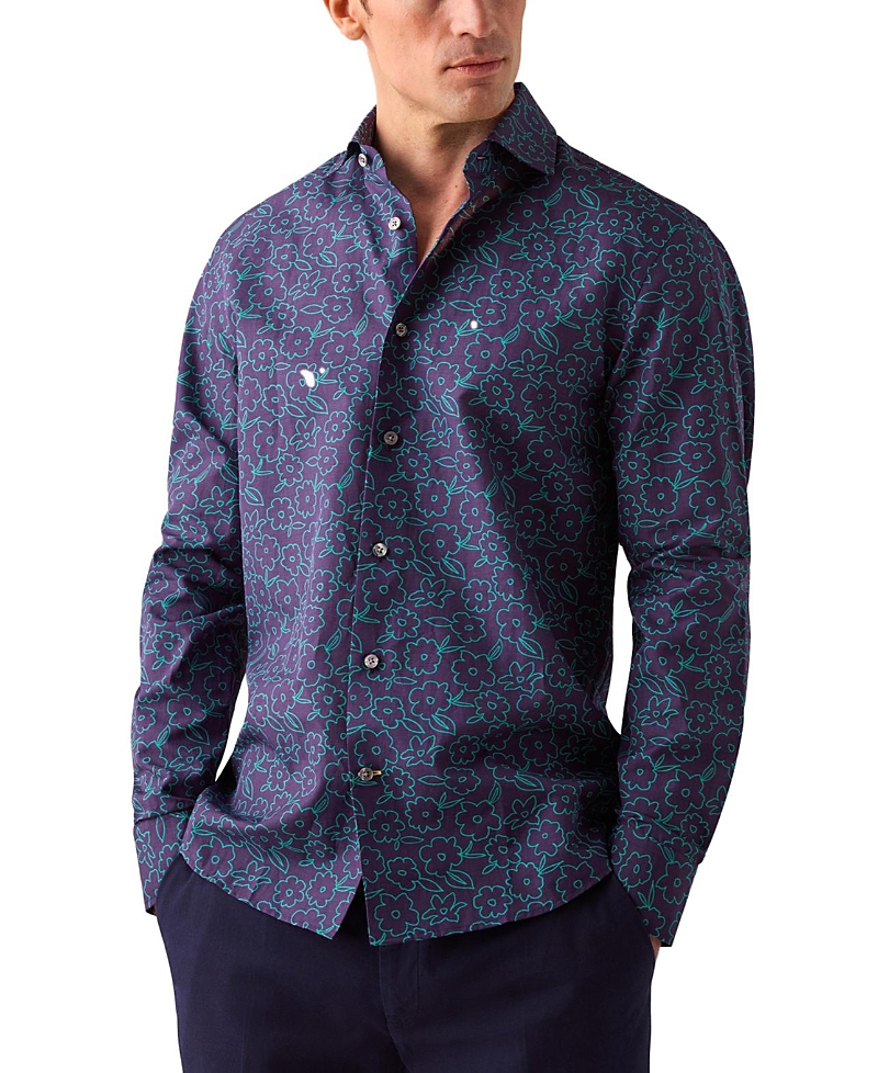 Robert Talbott Reynolds Floral Print Shirt