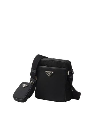 Re-Nylon and Saffiano Shoulder Bag