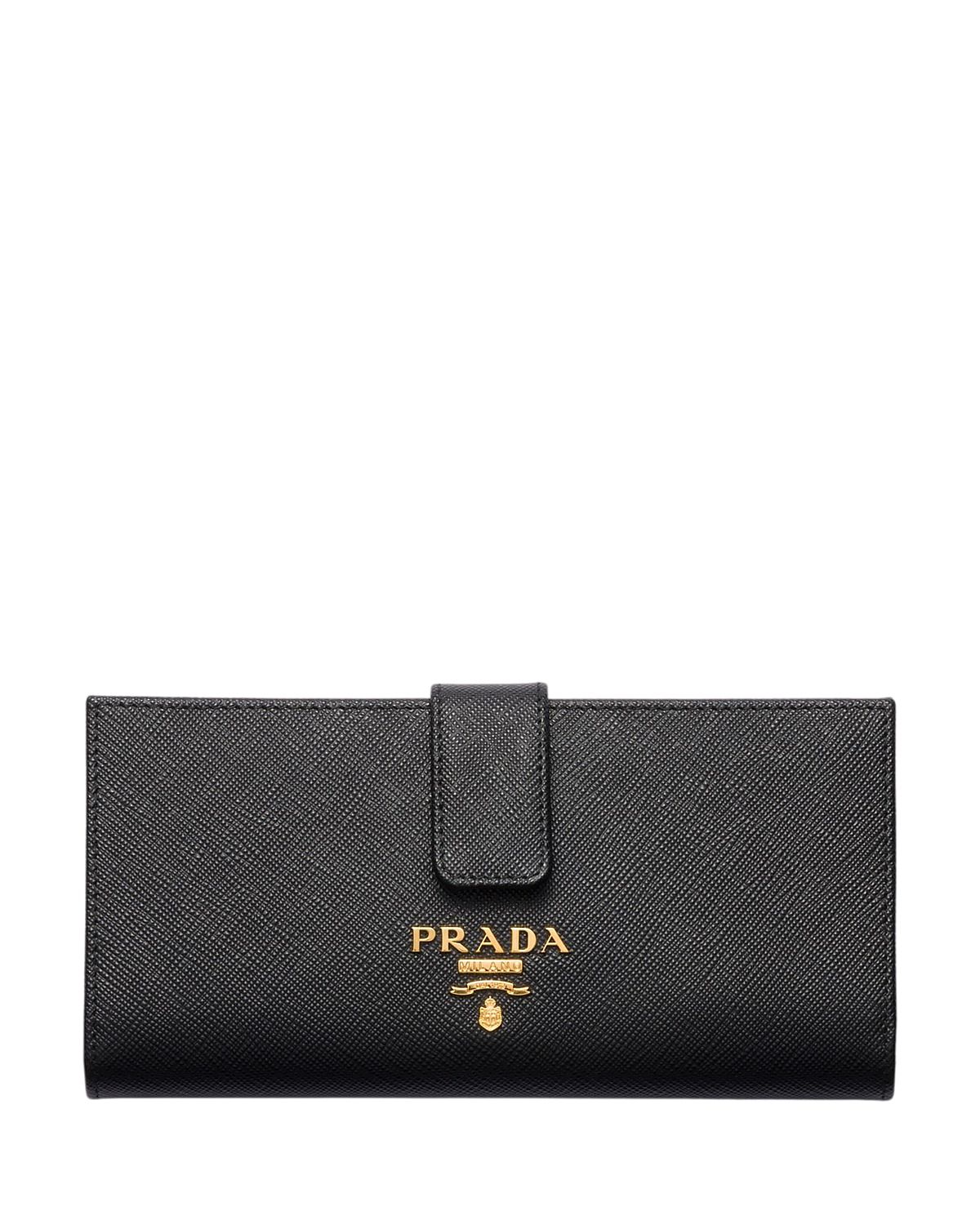 Prada Large Saffiano Leather Wallet