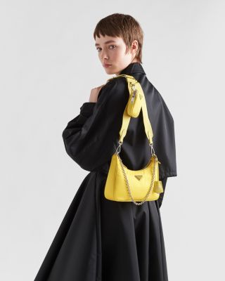 Re-Edition 2005 Re-Nylon Bag with Saffiano Mini Bag