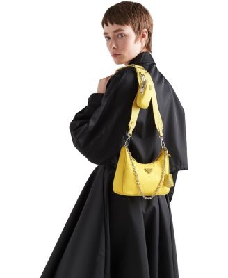Re-Edition 2005 Re-Nylon Bag with Saffiano Mini Bag