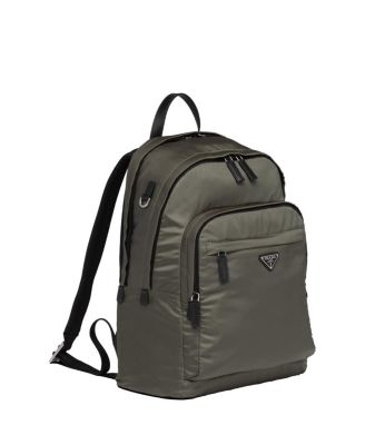 Re-Nylon and Saffiano Leather Backpack