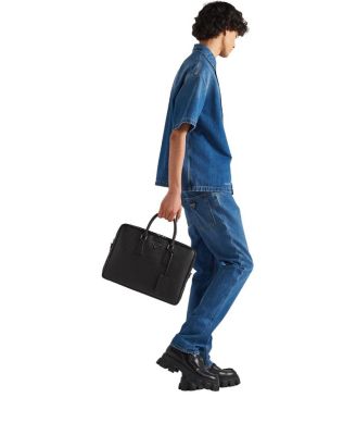 Saffiano Leather Briefcase