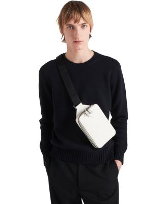 Brique Saffiano Leather Bag