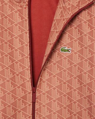 LACOSTE モノグラム ジャケット US L Lacoste Monogram Print Zip Front Track Jacket | Bloomingdale's Men