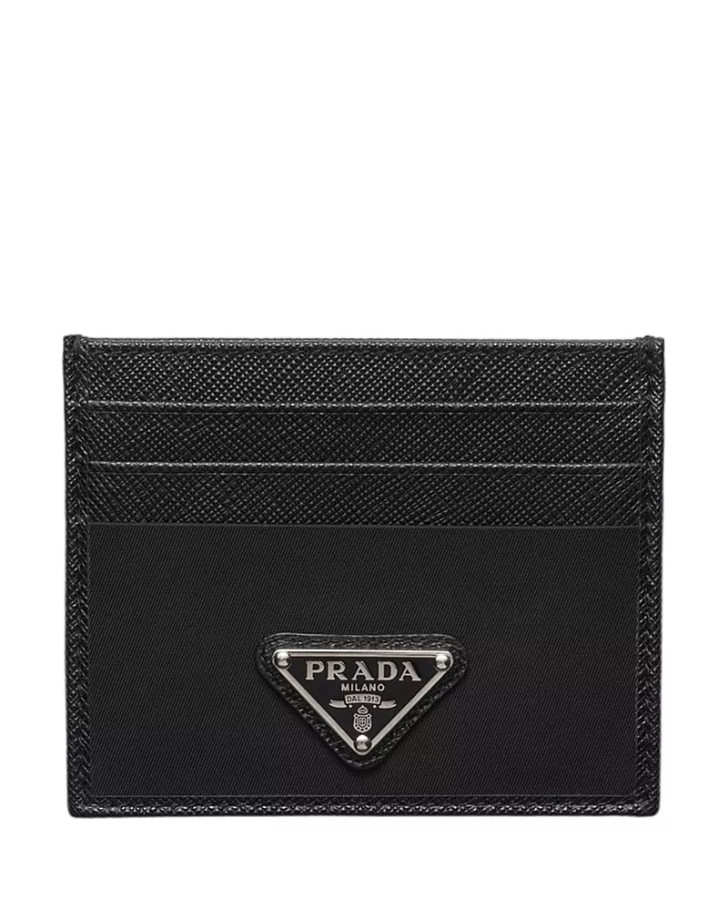 Prada Re-Nylon and Saffiano Leather Card Holder