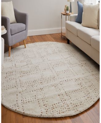 Thom Filicia Truxel T6040 Round Area Rug, 8' x 8'