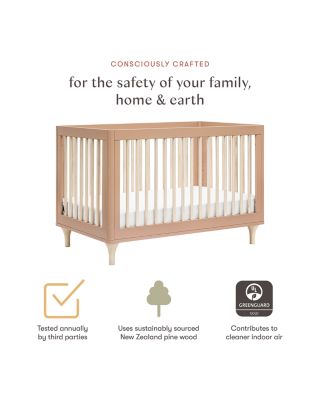 Lolly 3-in-1 Convertible Crib with Toddler Bed Conversion Kit