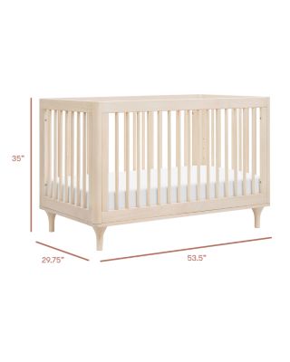 Lolly 3-in-1 Convertible Crib with Toddler Bed Conversion Kit