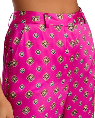 Pilar Silk Wide Leg Pants