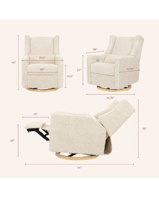 Kiwi Teddy Loop Electronic Recliner and Swivel Glider with USB Port