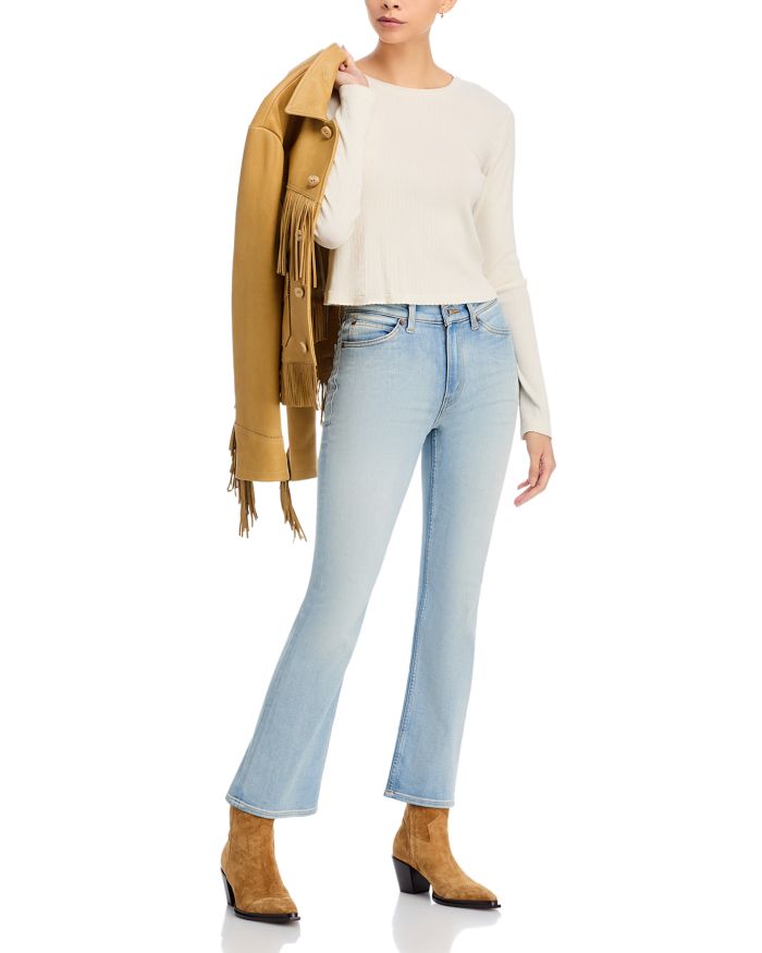 70s High Rise Ankle Bootcut Jeans Cielito