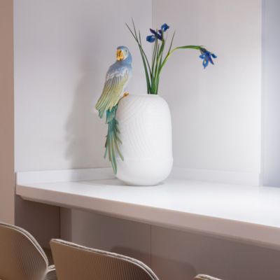 Macaw Bird Vase